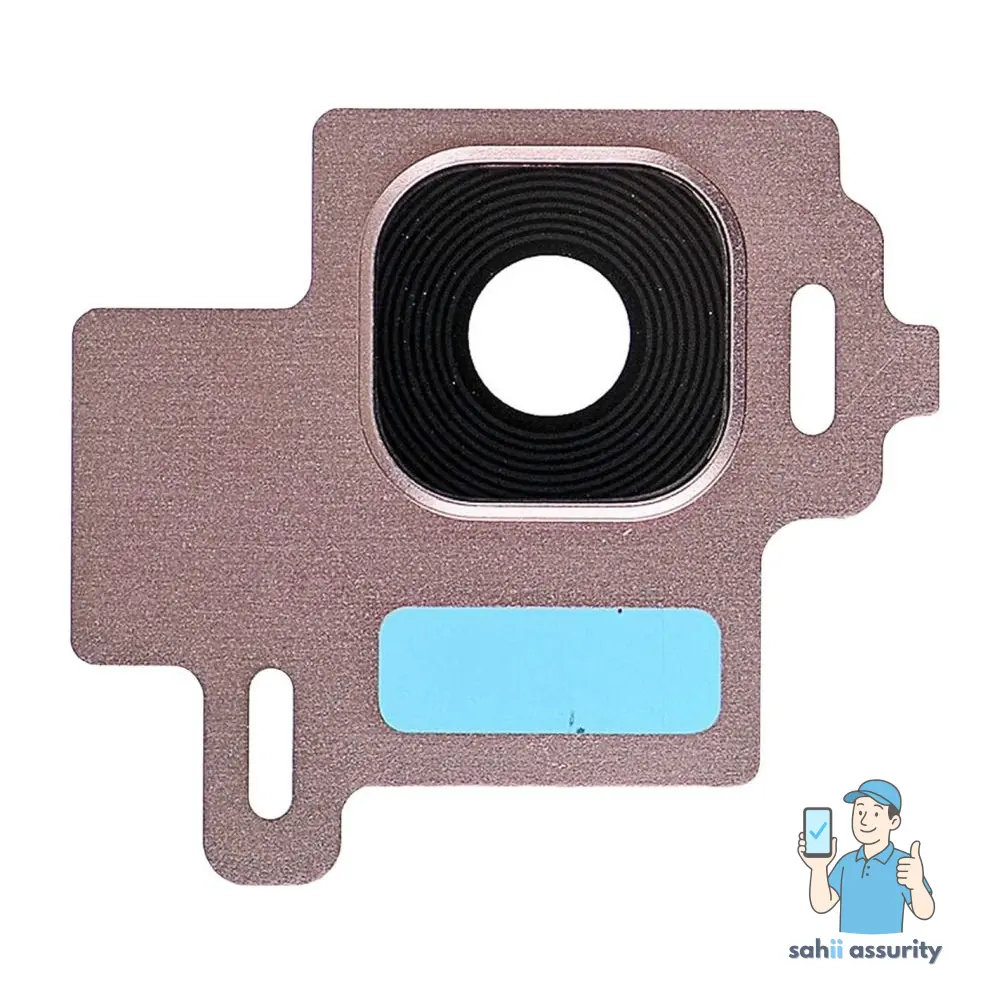 Camera Lens Glass with Frame for Samsung Galaxy S8 Burgundy thumbnail